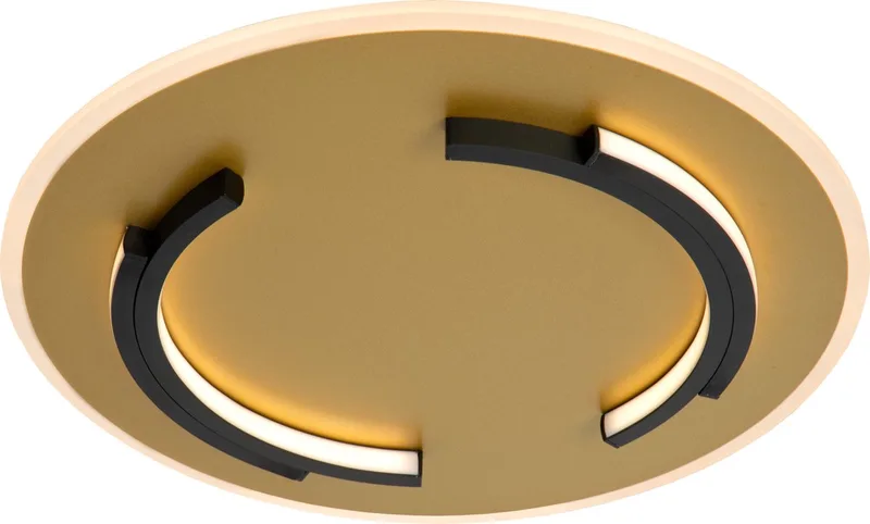 ANDREAS - Plafonnière (Plafondlamp) - Ø 39,6 cm - LED - 1x30W 2700K - Mat Goud / Messing by Lucide in Mat Goud, Brass – product photo