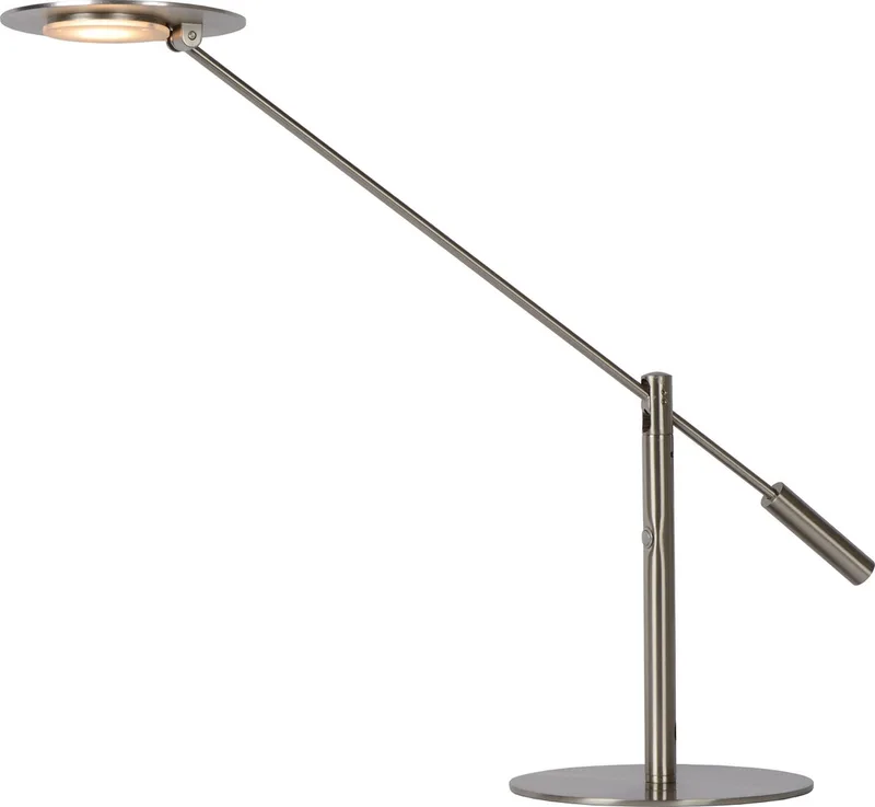 ANSELMO - Bureaulamp - LED Dimbaar - 1x9W 3000K by Lucide in Mat chroom – product photo