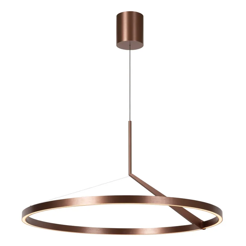 APPLAUSE - Hanglamp - Ø 80 cm - LED Dimb. - CCT - 1x50W 2700K/4000K - Handbewegingssensor - Koffie - Premium fra Lucide – produktbillede