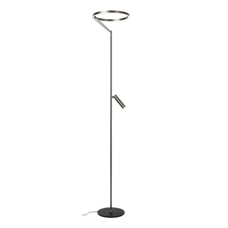 APPLAUSE - Vloerlamp - Ø 33 cm - LED Dimb. - CCT - 2700K/4000K - Grijs ijzer - Premium fra Lucide – produktbillede