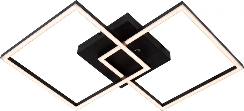 ARIANNE - Plafonnière (Plafondlamp) - LED - CCT - 1x23W 2700K/4000K van Lucide in Zwart – productfoto