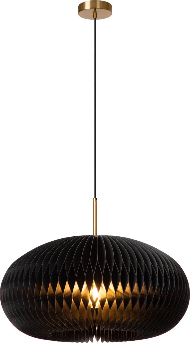 ARMONI - Hanglamp - Ø 52 cm - 1xE27 von Lucide in Schwarz – Produktfoto