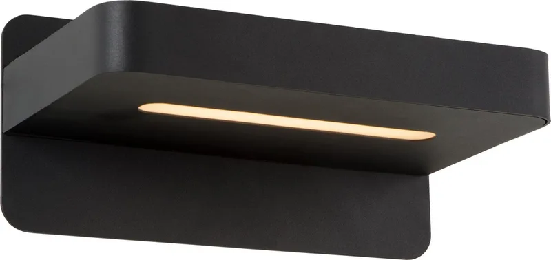 ATKIN - Bedlamp / Wandlamp - LED - 1x6W 3000K - Met USB oplaadpunt de Lucide en Noir – photo produit