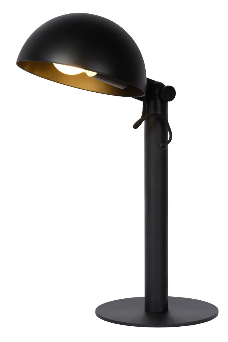 AUSTIN - Tafellamp - Ø 20 cm - 1xE27 - Zwart von Lucide – Produktfoto