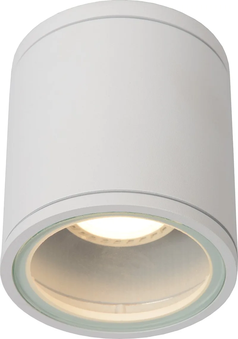 AVEN - Plafondspot (Plafondlamp) Badkamer - Ø 9 cm - 1xGU10 (MR16) - IP65 van Lucide in Wit – productfoto