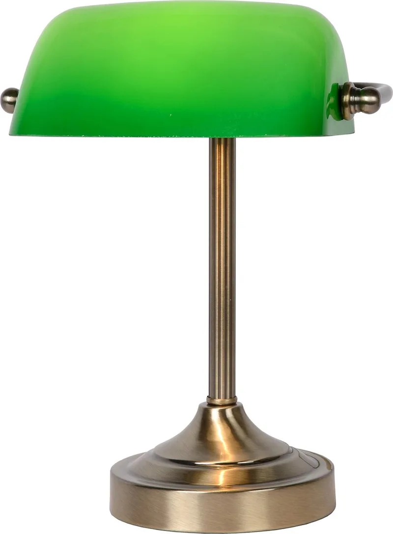 BANKER - Bureaulamp - 1xE14 van Lucide in Brons – productfoto