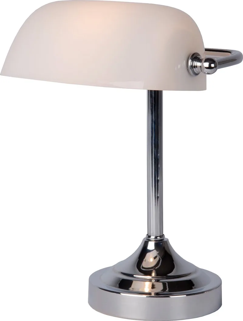 BANKER - Bureaulamp - 1xE14 von Lucide in Chrom – Produktfoto