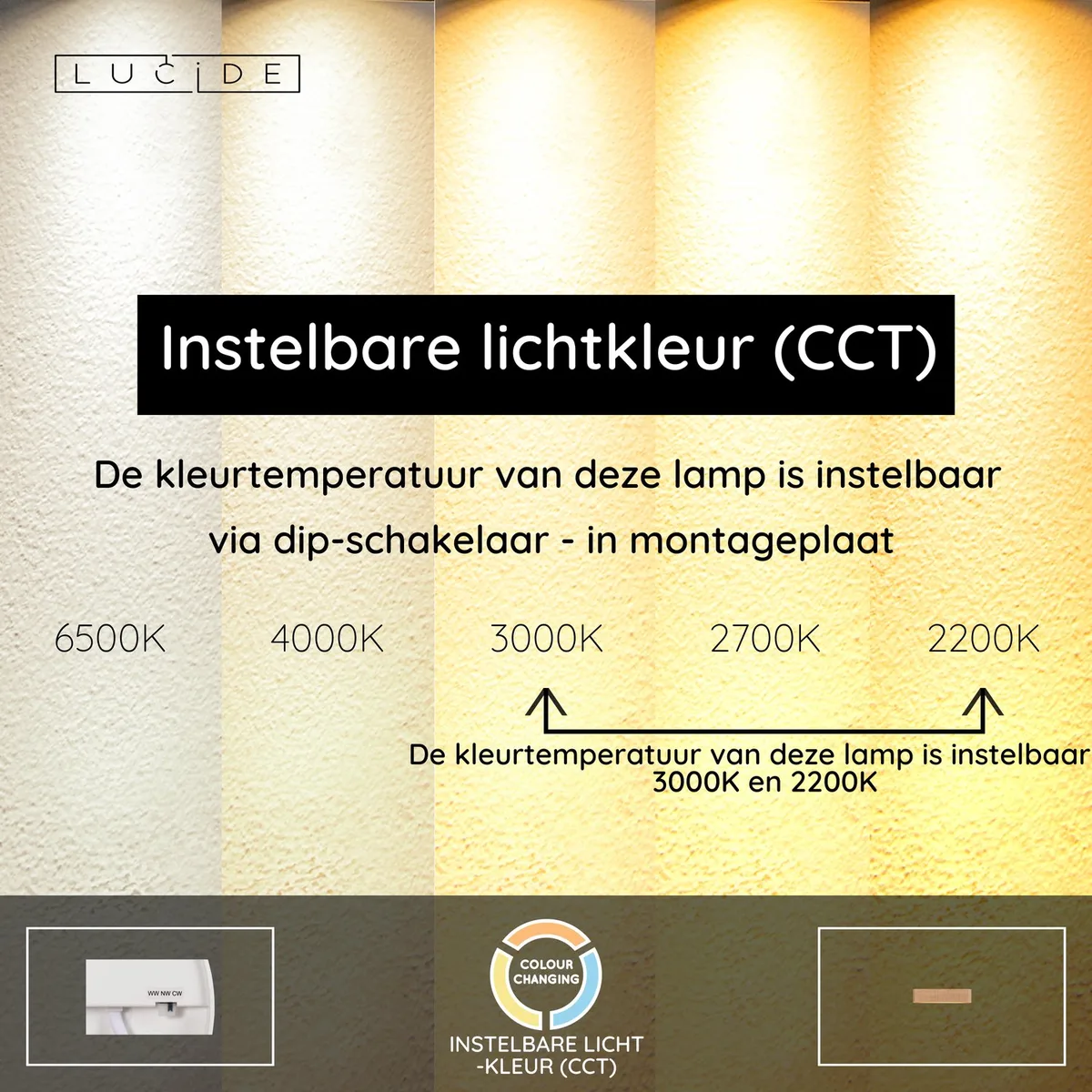 BANNISTER - Wandlamp - LED Dimbaar - CCT - 2x7W 2200K/3000K - Vibes - Japandi fra Lucide i Lichte houtlook – produktbillede