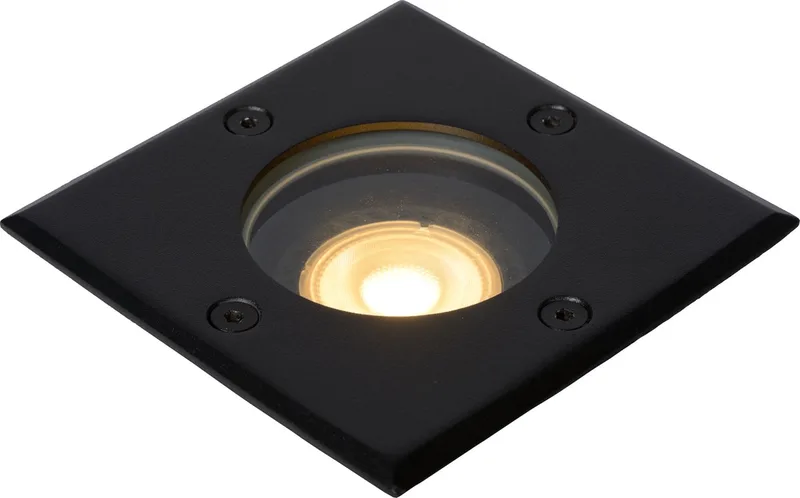 BILTIN - Grondspot Binnen/Buiten - 1xGU10 - IP67 von Lucide in Schwarz – Produktfoto