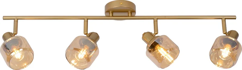 BJORN - Plafondspot (Plafondlamp) - 4xE14 - Mat Goud / Messing fra Lucide i Mat Goud, Messing – produktbillede