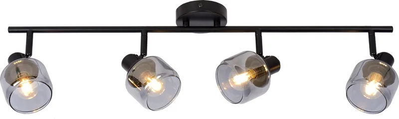 BJORN - Plafondspot (Plafondlamp) - 4xE14 von Lucide in Schwarz – Produktfoto