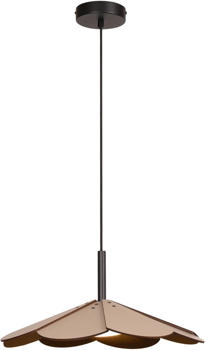 BLOMSTER - Hanglamp - Ø 47 cm - LED Dimbaar - 1x9W 2700K - Essential van Lucide in Taupe – productfoto