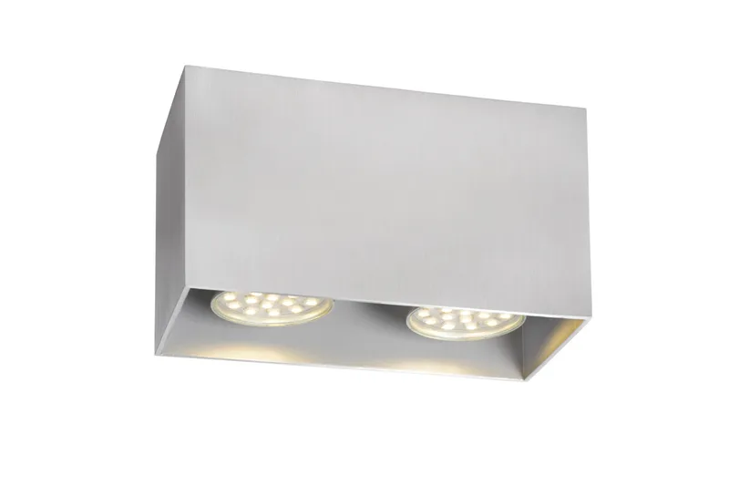 BODI - Plafondspot - 2xGU10 - Mat chroom by Lucide – product photo