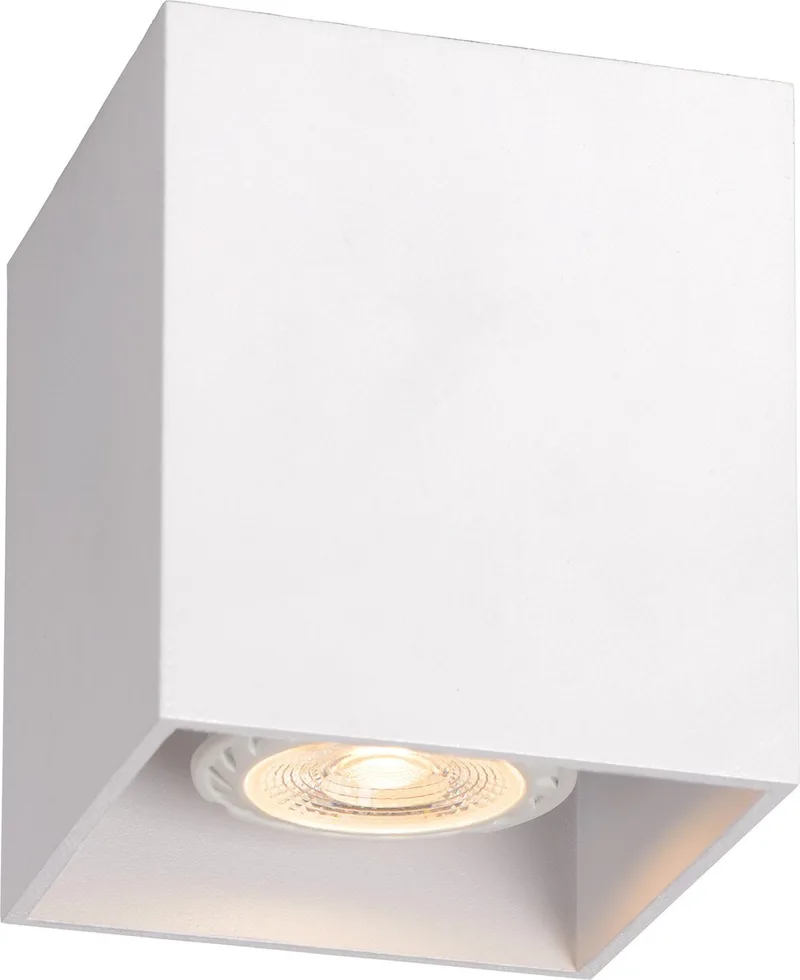 BODI - Plafondspot (Plafondlamp) - 1xGU10 (MR16) de Lucide en Blanc – photo produit