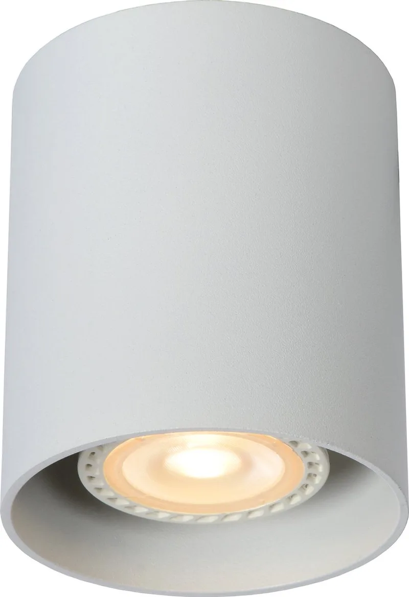 BODI - Plafondspot (Plafondlamp) - Ø 8 cm - 1xGU10 (MR16) de Lucide en Blanc – photo produit