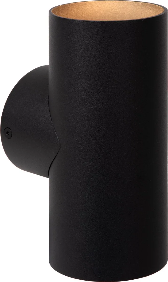 BONDI - Wandspot / Wandlamp - 2xGU10 (MR16) von Lucide in Schwarz – Produktfoto