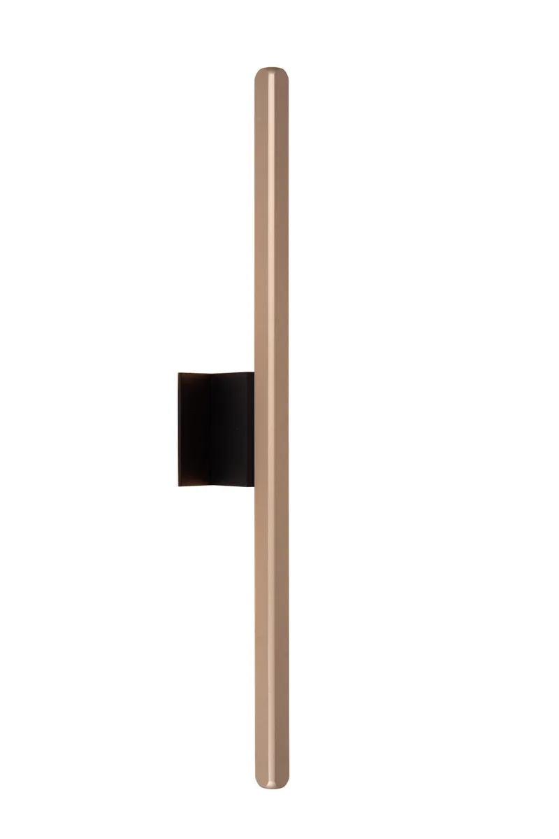 BRAGA - Wandlamp Binnen/Buiten - LED - 1x10W 2700K - IP54 - Koffie - Premium de Lucide – photo produit