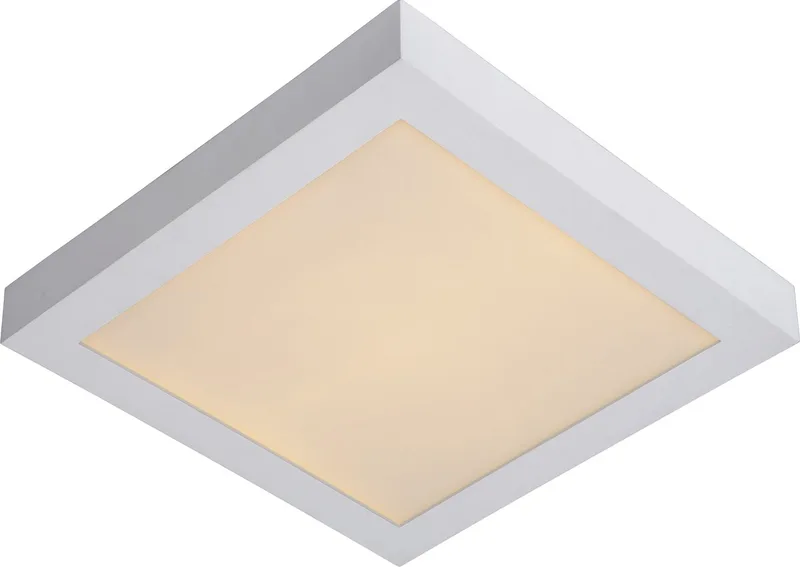 BRICE-LED - Plafonnière (Plafondlamp) Badkamer - LED Dimbaar - 1x30W 3000K - IP44 de Lucide en Blanc – photo produit