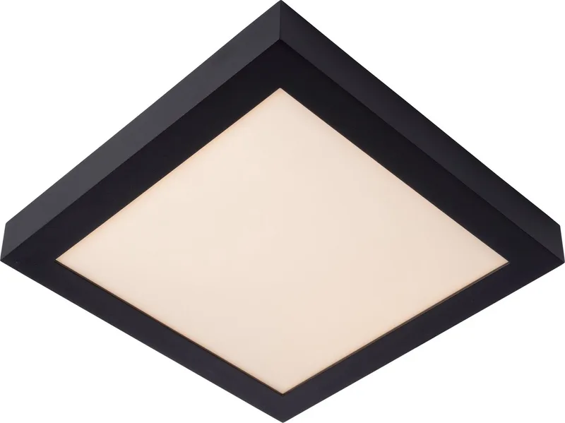 BRICE-LED - Plafonnière (Plafondlamp) Badkamer - LED Dimbaar - 1x30W 3000K - IP44 fra Lucide i Sort – produktbillede