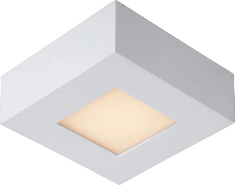 BRICE-LED - Plafonnière (Plafondlamp) Badkamer - LED Dimbaar - 1x8W 3000K - IP44 by Lucide in White – product photo
