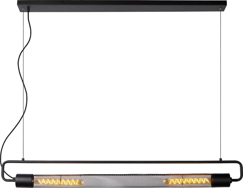 CALIXT - Hanglamp - 2xE27 by Lucide in Black – product photo