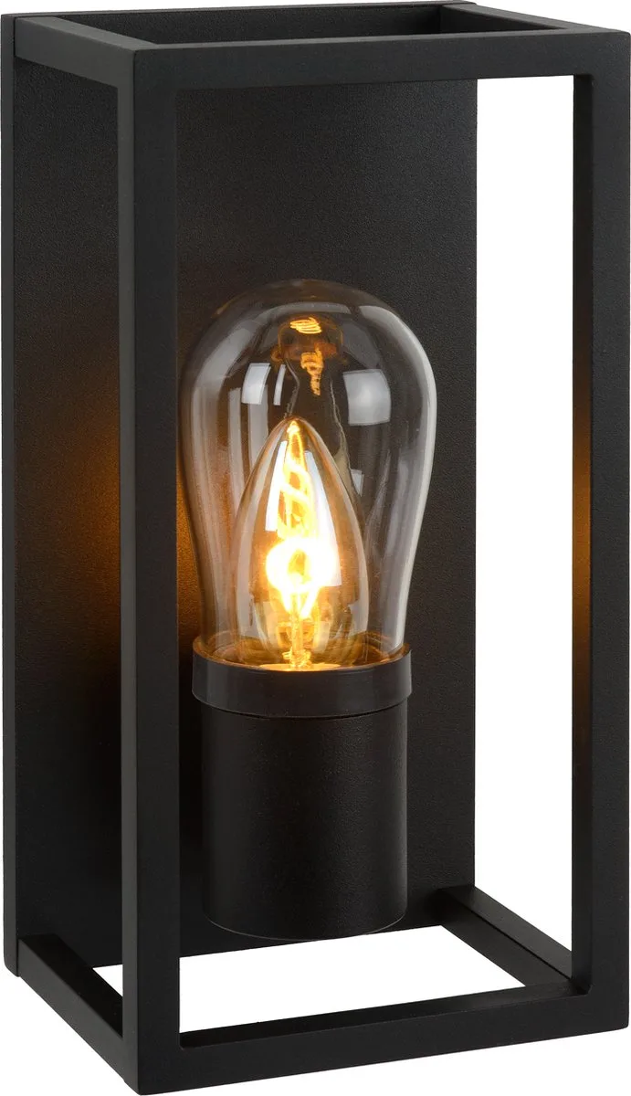 CARLYN - Wandlamp Badkamer - 1xE14 - IP54 fra Lucide i Sort – produktbillede