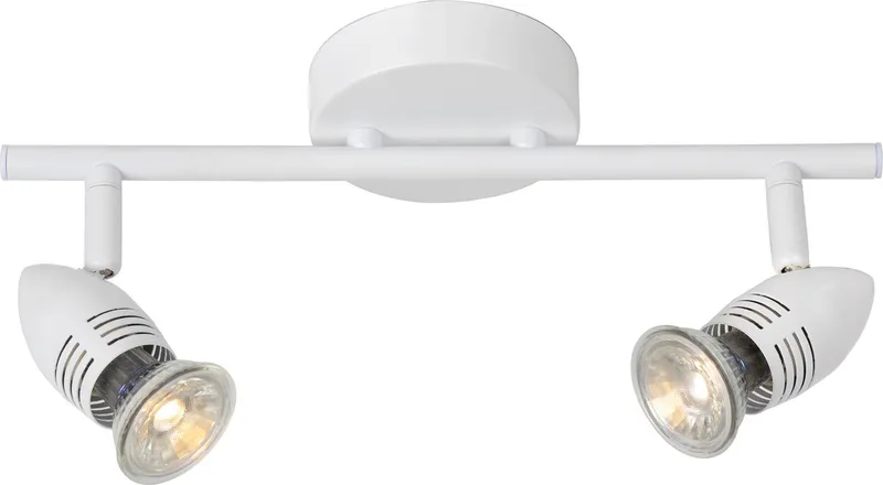 CARO-LED - Plafondspot (Plafondlamp) - LED - GU10 - 2x5W 2700K von Lucide in Weiß – Produktfoto