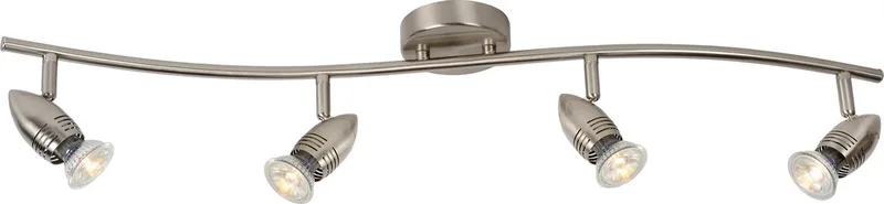 CARO-LED - Plafondspot (Plafondlamp) - LED - GU10 (MR16) - 4x5W 2700K van Lucide in Mat chroom – productfoto