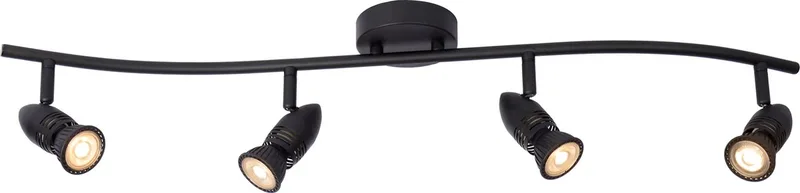 CARO - Plafondspot (Plafondlamp) - 4xGU10 (MR16) de Lucide en Noir – photo produit