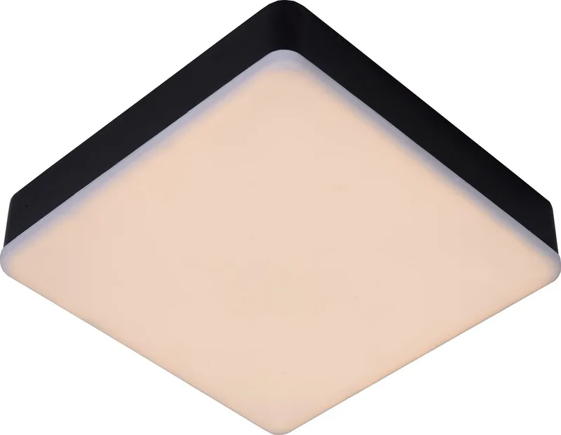 CERES-LED - Plafonnière (Plafondlamp) Badkamer - LED Dimbaar - 1x30W 3000K - IP44 fra Lucide i Sort – produktbillede