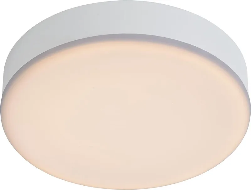 CERES-LED - Plafonnière (Plafondlamp) Badkamer - Ø 21,5 cm - LED Dimbaar - 1x30W 3000K - IP44 von Lucide in Weiß – Produktfoto