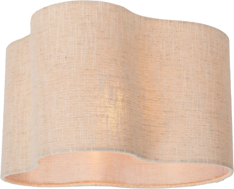 CHANTAL - Plafonnière (Plafondlamp) - 1xE27 - Essential - Japandi de Lucide en Beige – photo produit
