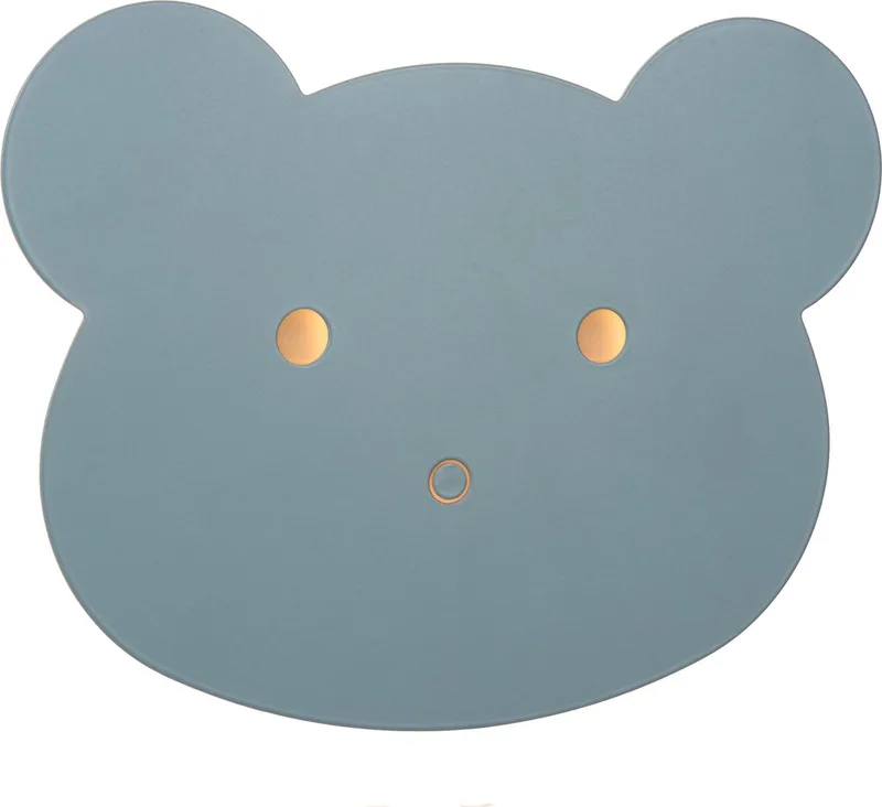 CHARLIE - Wandlamp Kinderkamer - LED Dimbaar - 1x7W 2700K van Lucide in Blauw – productfoto