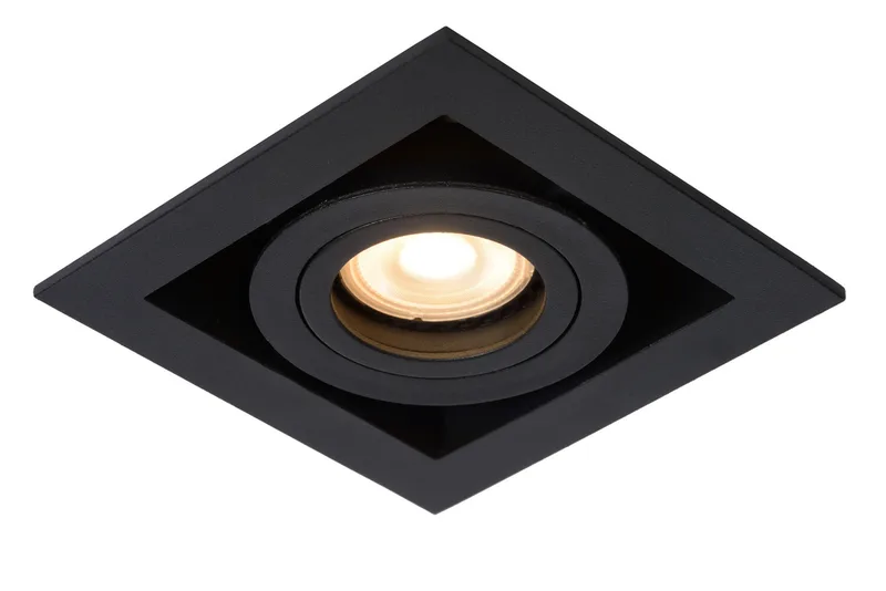 CHIMNEY - Inbouwspot - 1xGU10 (MR16) - Zwart de Lucide – photo produit