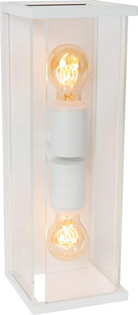 CLAIRE - Wandlamp Binnen/Buiten - 2xE27 - IP54 by Lucide in White – product photo
