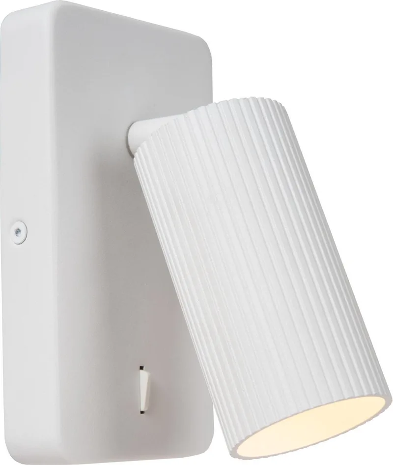CLUBS - Bedlamp / Wandlamp - 1xGU10 (MR16) de Lucide en Blanc – photo produit