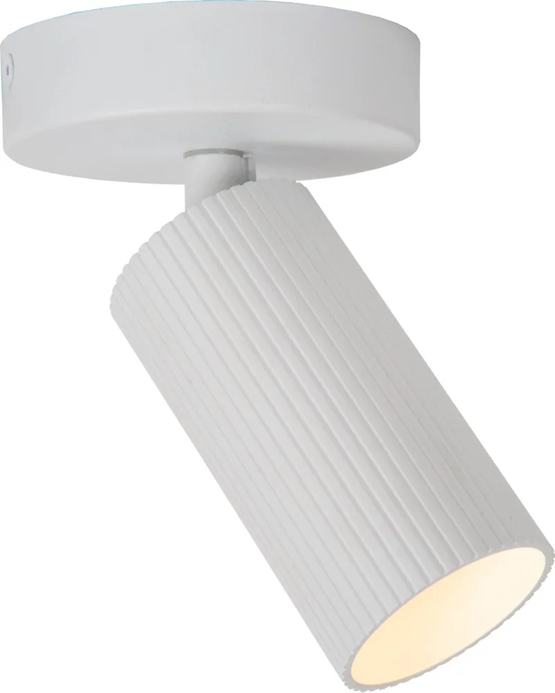 CLUBS - Plafondspot (Plafondlamp) - 1xGU10 (MR16) von Lucide in Weiß – Produktfoto