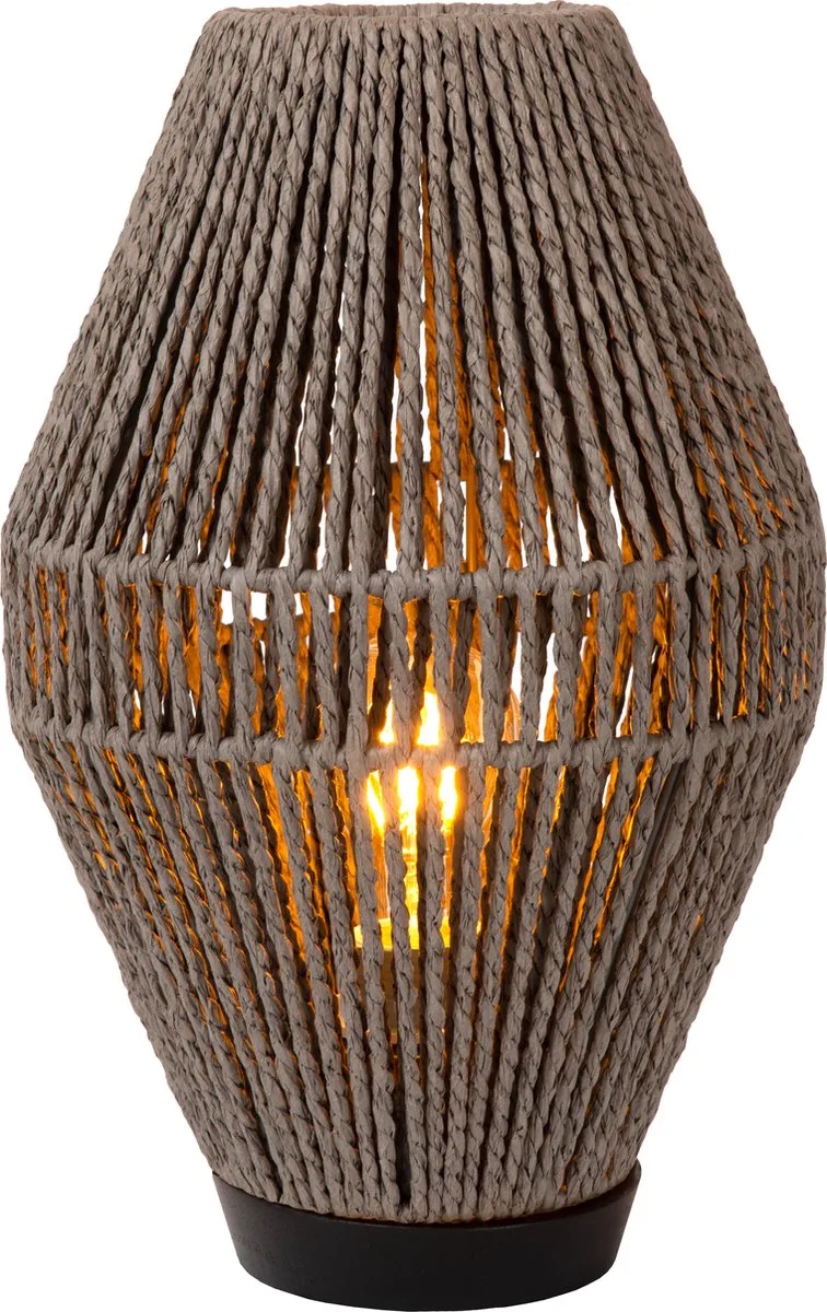 CORDULLE - Tafellamp - 1xE27 de Lucide en Gris – photo produit