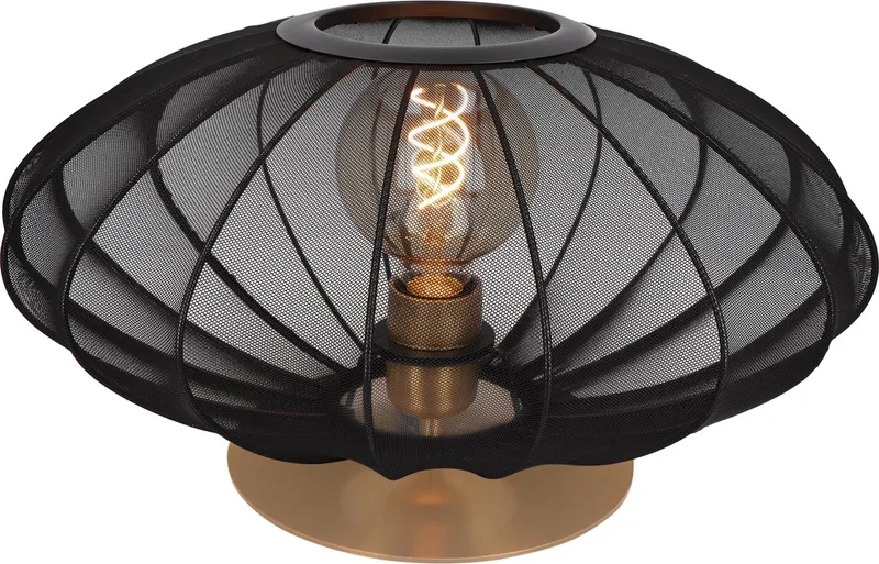 CORINA - Tafellamp - Ø 40 cm - 1xE27 - Japandi van Lucide in Zwart – productfoto