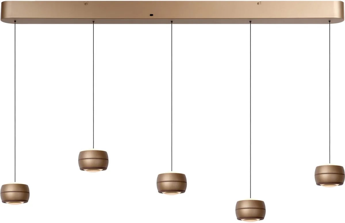 CORYFEE - Hanglamp - LED Dimbaar - CCT - 5x6W 2200K/3000K - Vibes von Lucide in Champagne kleur – Produktfoto