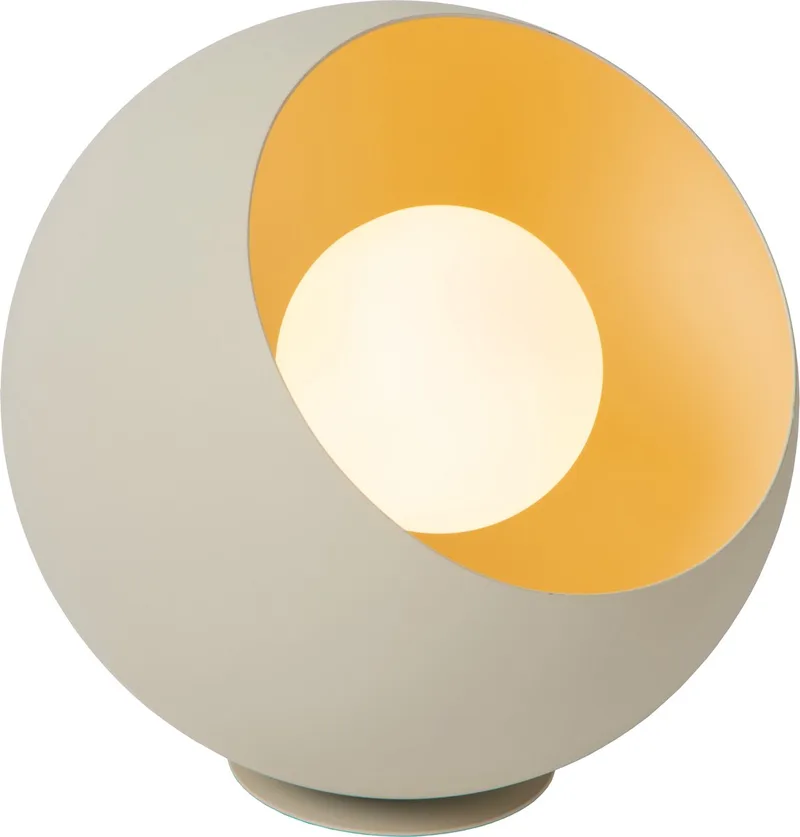 DOREDOS - Tafellamp - Ø 20 cm - 1xE27 von Lucide in Beige – Produktfoto