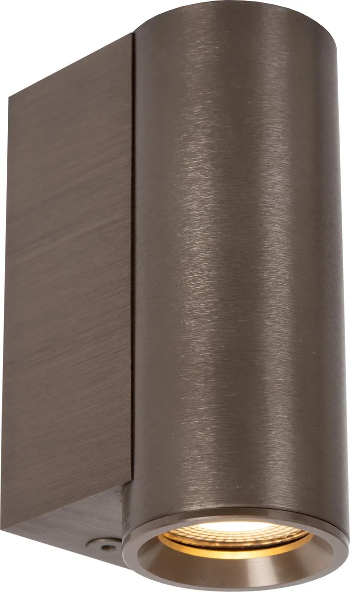 DUPLA - Wandspot / Wandlamp - 1xGU10 (MR11) fra Lucide i Koffie – produktbillede
