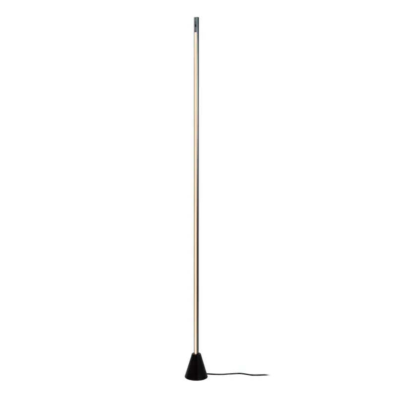 EQUINOX - Vloerlamp - LED Dimb. - CCT - 1x26W 2700K/4000K - Handbewegingssensor - Grijs ijzer - Vibes van Lucide – productfoto