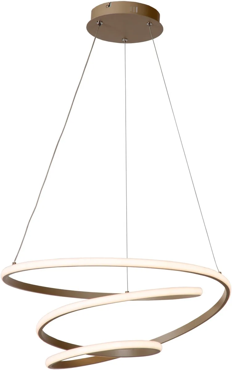 ESPIRAL - Hanglamp - LED Dimbaar - CCT - 1x40W 2700K/4000K - Essential von Lucide in Taupe – Produktfoto