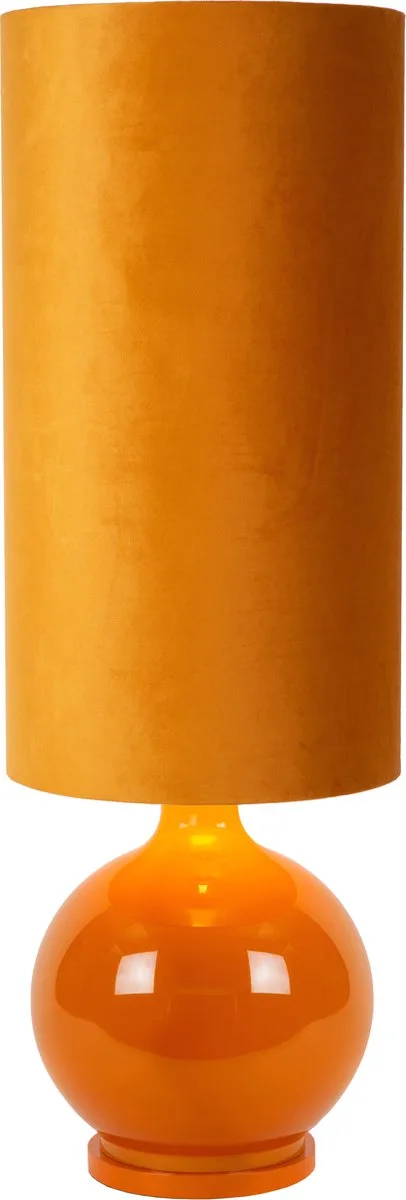 ESTERAD - Vloerlamp - Ø 34 cm - 1xE27 fra Lucide i Okergeel – produktbillede