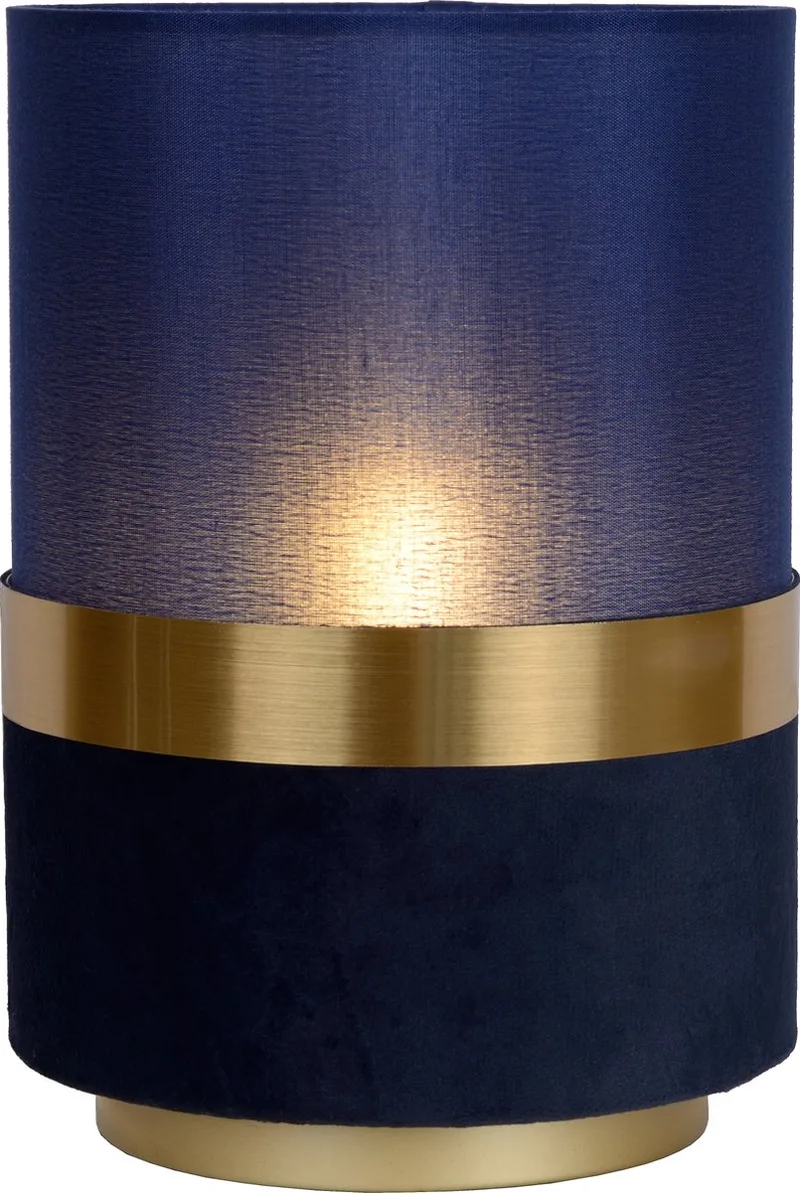 EXTRAVAGANZA TUSSE - Tafellamp - Ø 15 cm - 1xE14 van Lucide in Blauw – productfoto