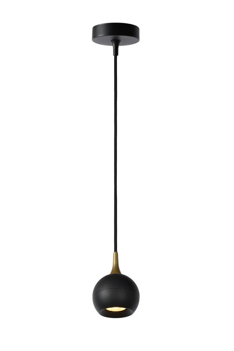 FAVORI - Hanglamp - Ø 9 cm - 1xGU10 - Zwart de Lucide – photo produit