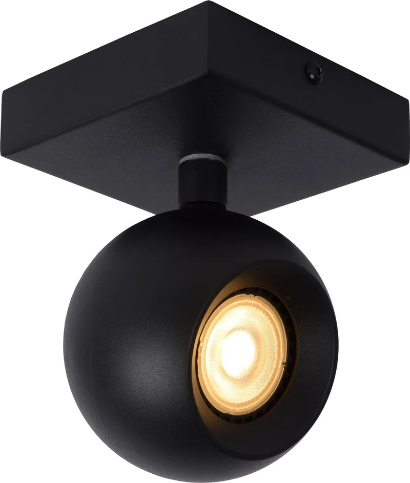 FAVORI - Plafondspot (Plafondlamp) - 1xGU10 fra Lucide i Sort – produktbillede