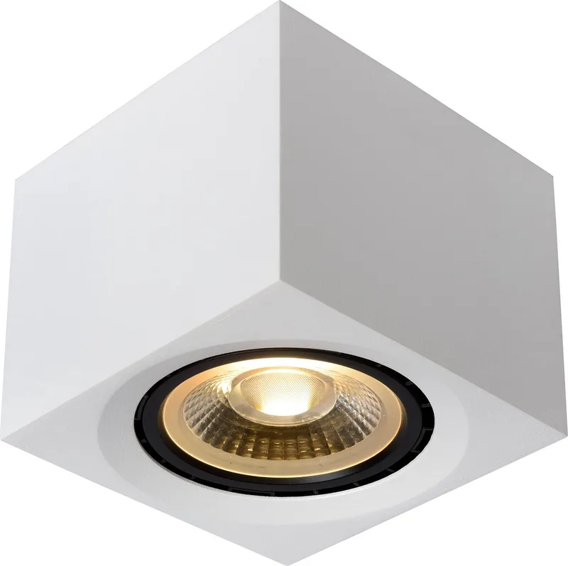 FEDLER - Plafondspot (Plafondlamp) - LED Dim to warm - GU10 (ES111) - 1x12W 2200K/3000K von Lucide in Weiß – Produktfoto