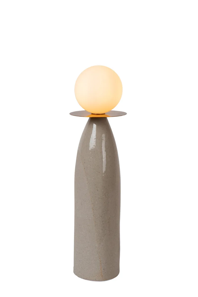 FIGARO - Tafellamp - Ø 12 cm, H 45cm - 1xG9 - Grijs von Lucide – Produktfoto